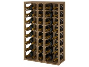 Regál na šampaňské CANEDO CHAMPAGNE (Materiál a odstín Borovice s odstínem světlý dub)