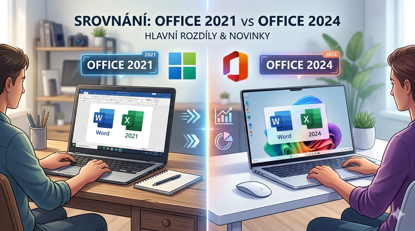 Rozdíl mezi Office 2021 a 2024