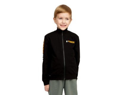 Chlapecká mikina na zip Brake the Rules - černá - velikost 122