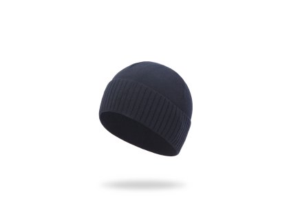 Pánská pletená čepice - 2903 - černá - pro obvod hlavy 58 cm