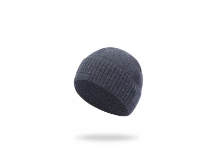 Pánská pletená čepice - 2903 - tmavě šedá