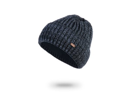 Pánská pletená čepice - 9913 - modrá - pro obvod hlavy 63 cm