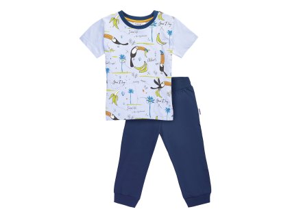 Chlapecké pyžamo Hawaii - modrá/navy - velikost 122