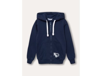 Unisex mikina na zip s kapucí LA - Navy