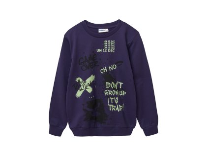 Chlapecká mikina Game Over - fialová - velikost 152