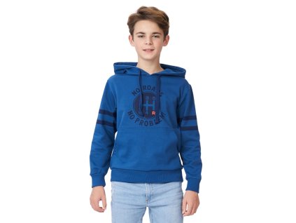 Chlapecká mikina s kapucí Future - tmavě modrá - velikost 152