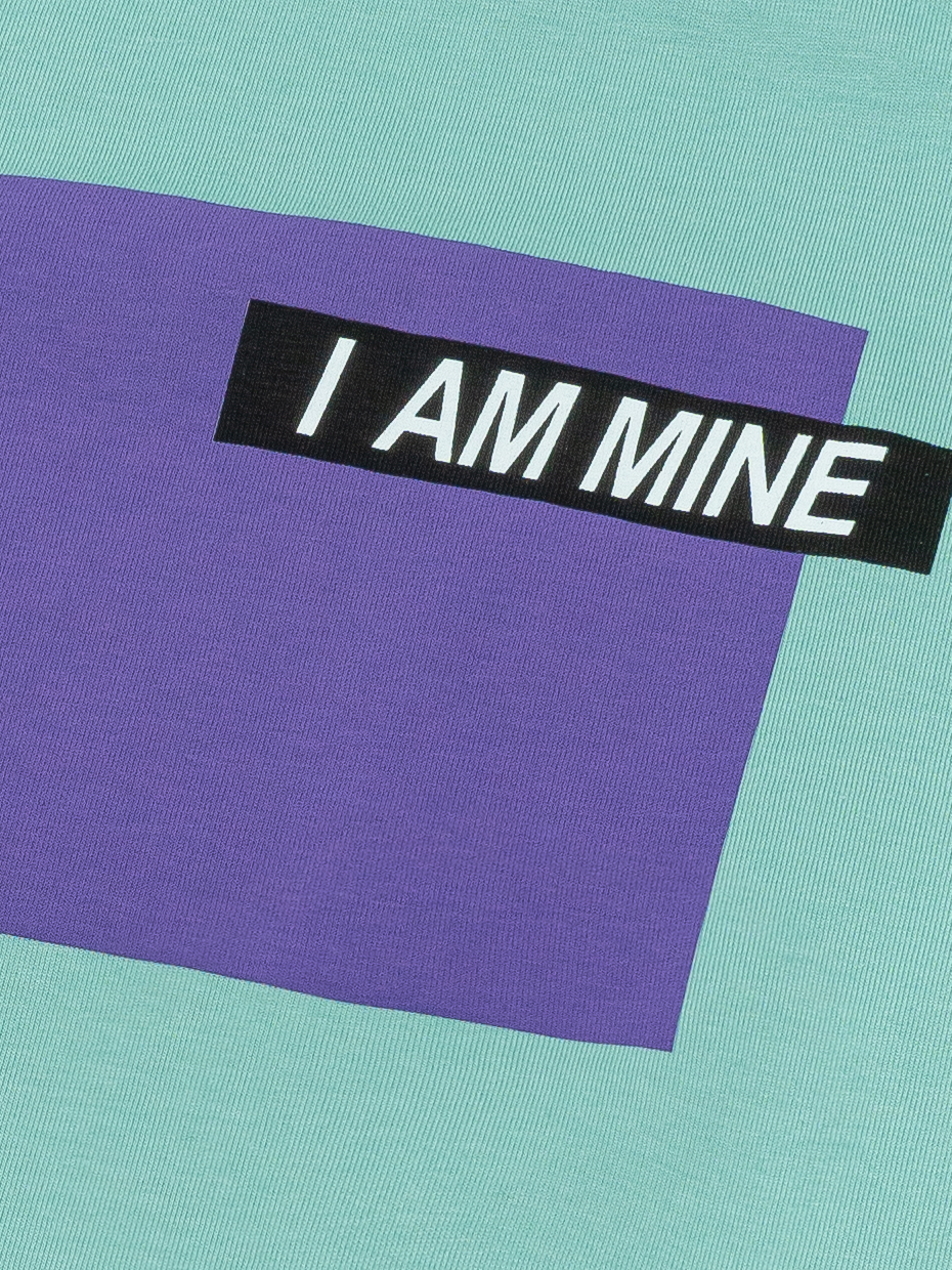 Dívčí šaty Square - mátová 146