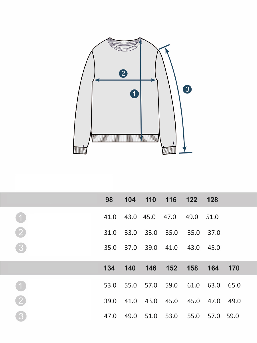 Dětská unisex mikina - navy 146