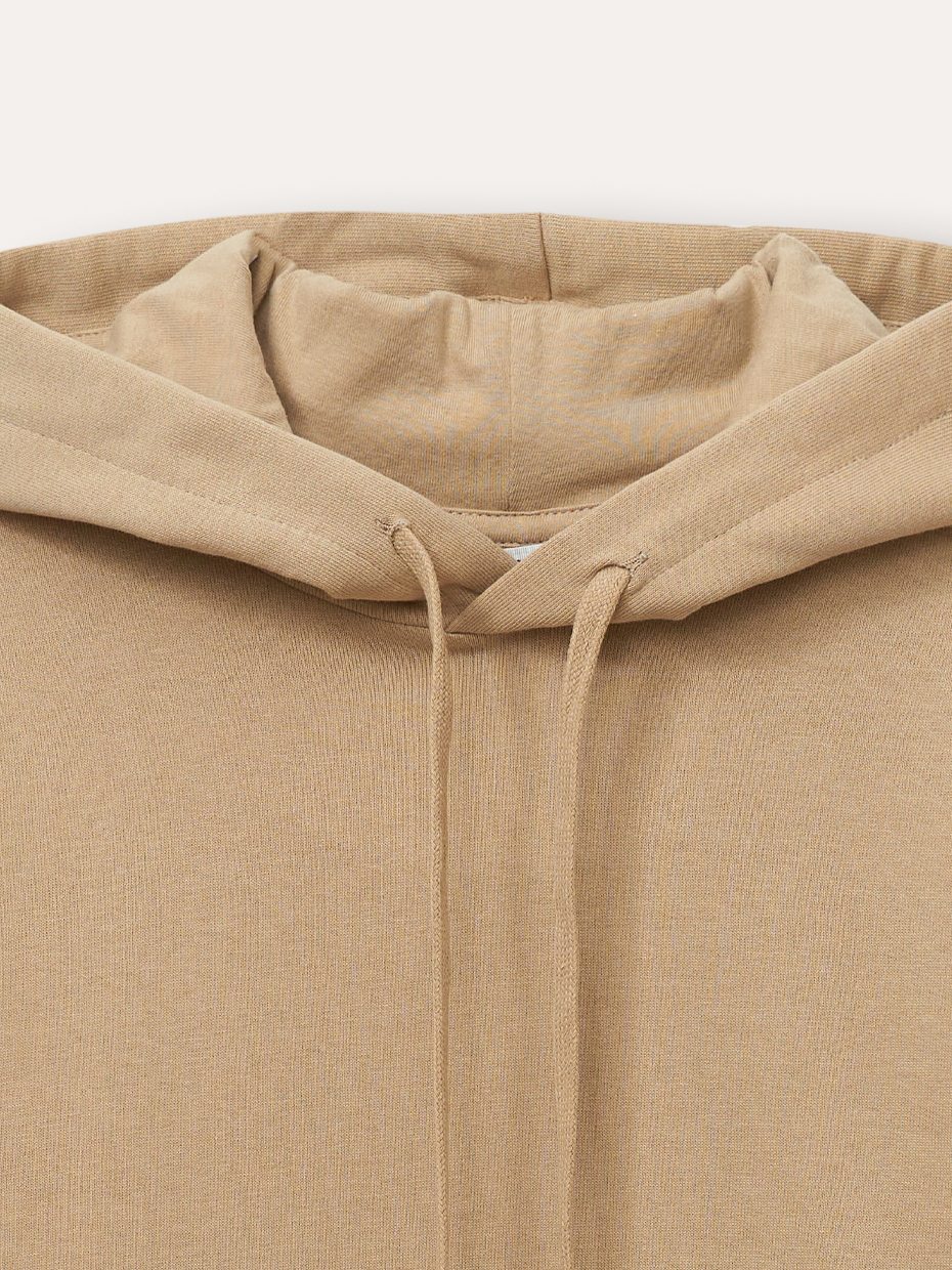 Dětská unisex mikina s kapucí - béžová 170