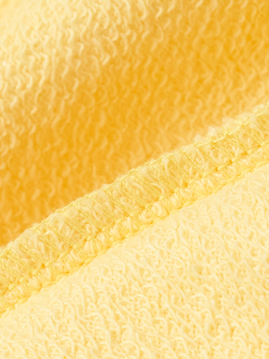 Dětská unisex mikina s kapucí - žlutá 152