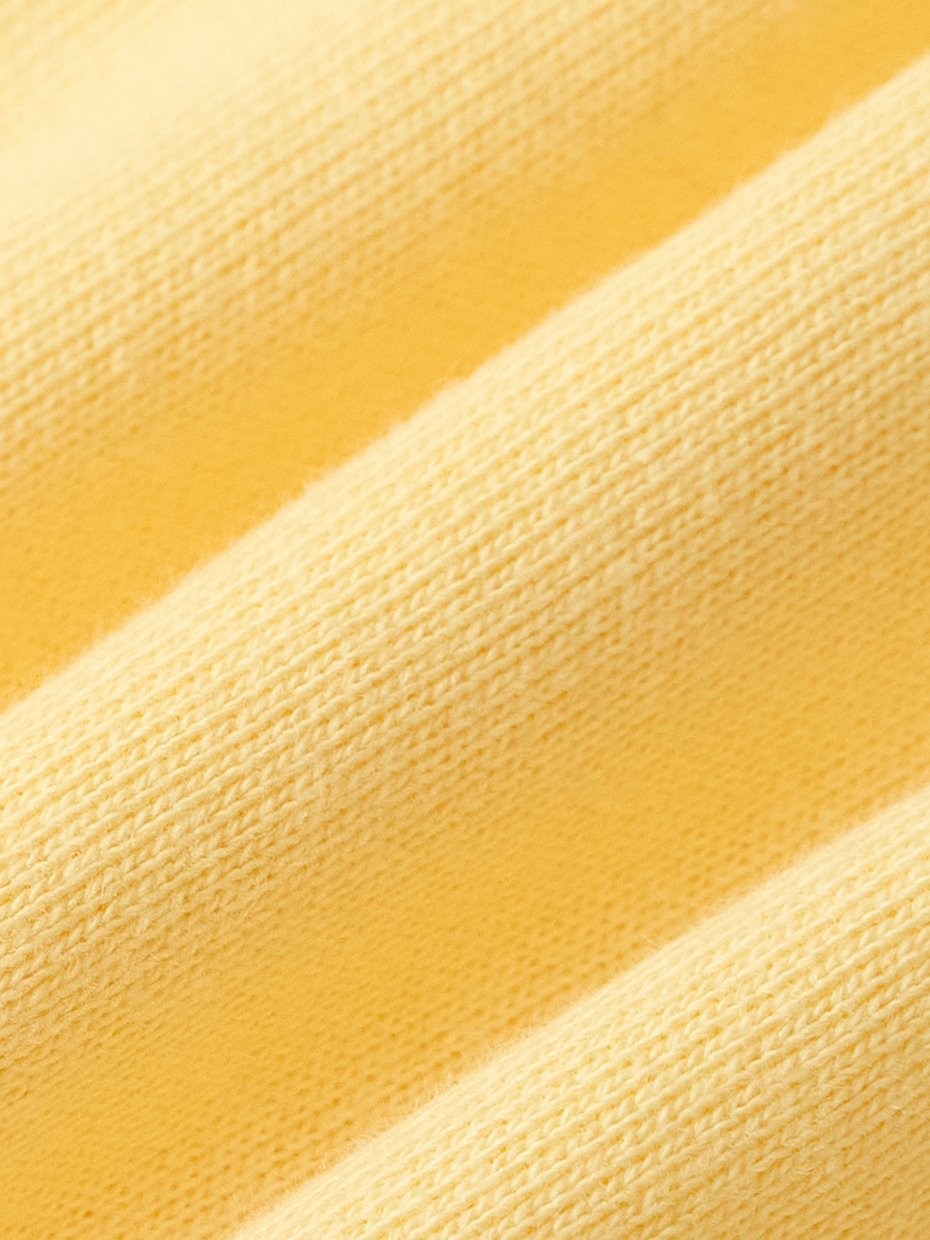 Dětská unisex mikina s kapucí - žlutá 152