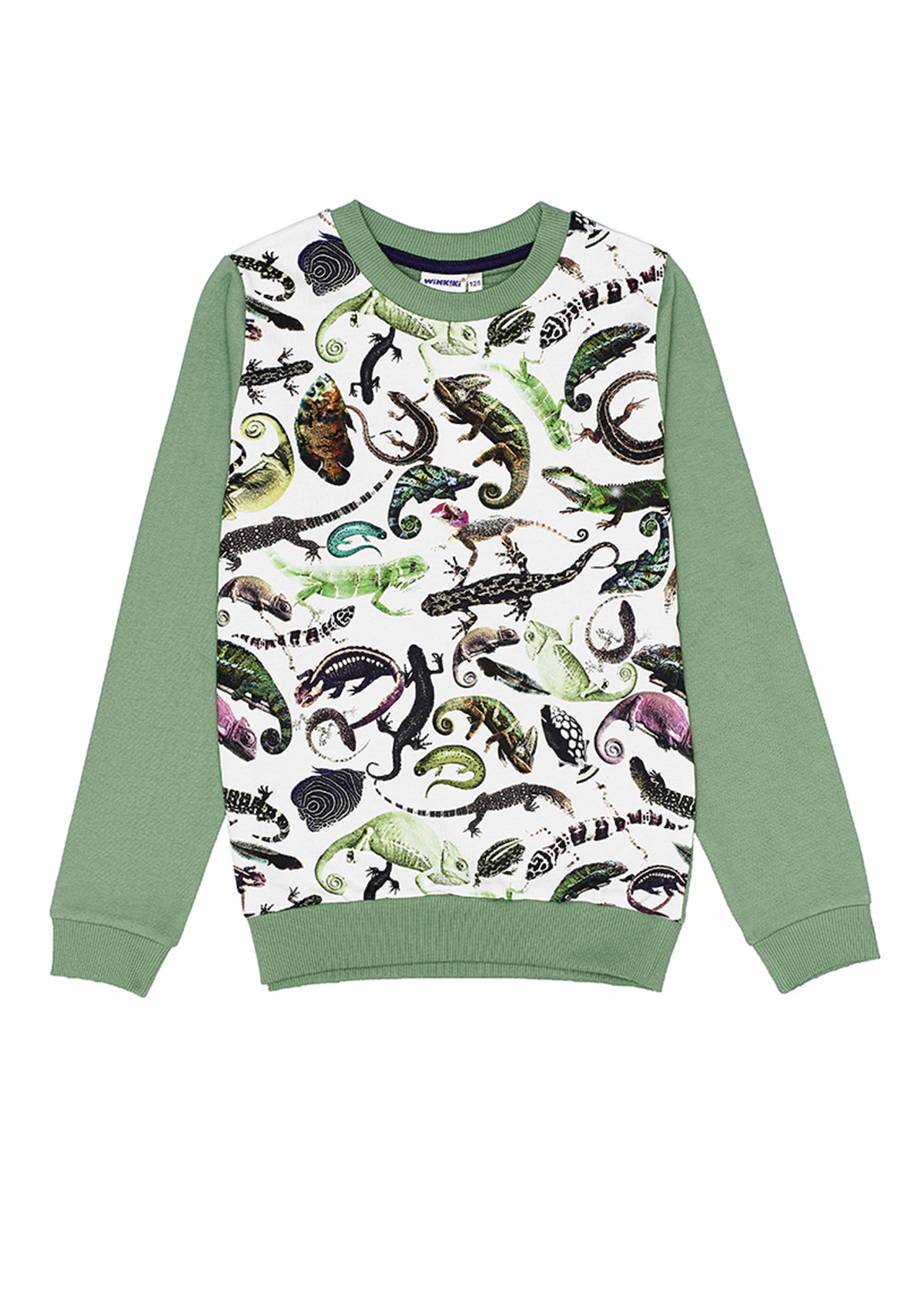 Chlapecká mikina Nature - khaki 128