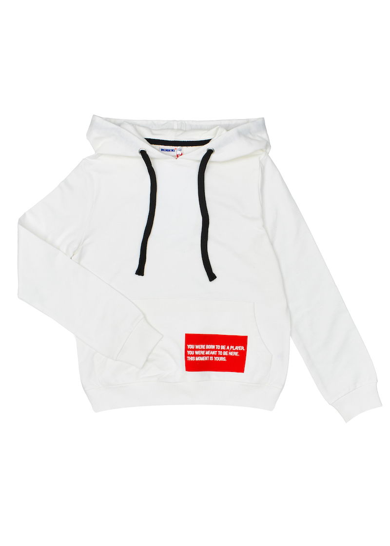 Dívčí mikina s kapucí Sport - černá 146