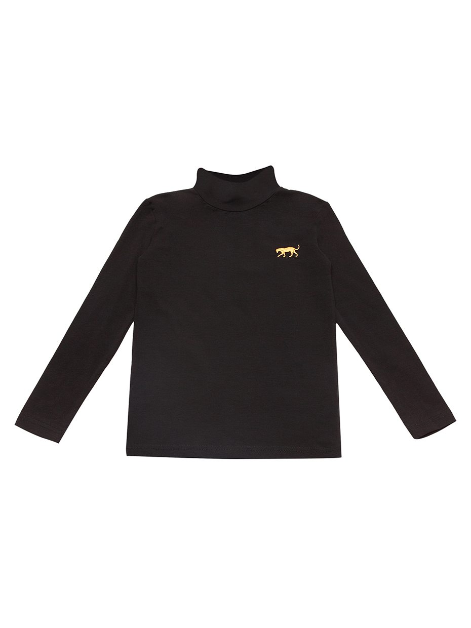 Dívčí rolák Gepard - černá 128