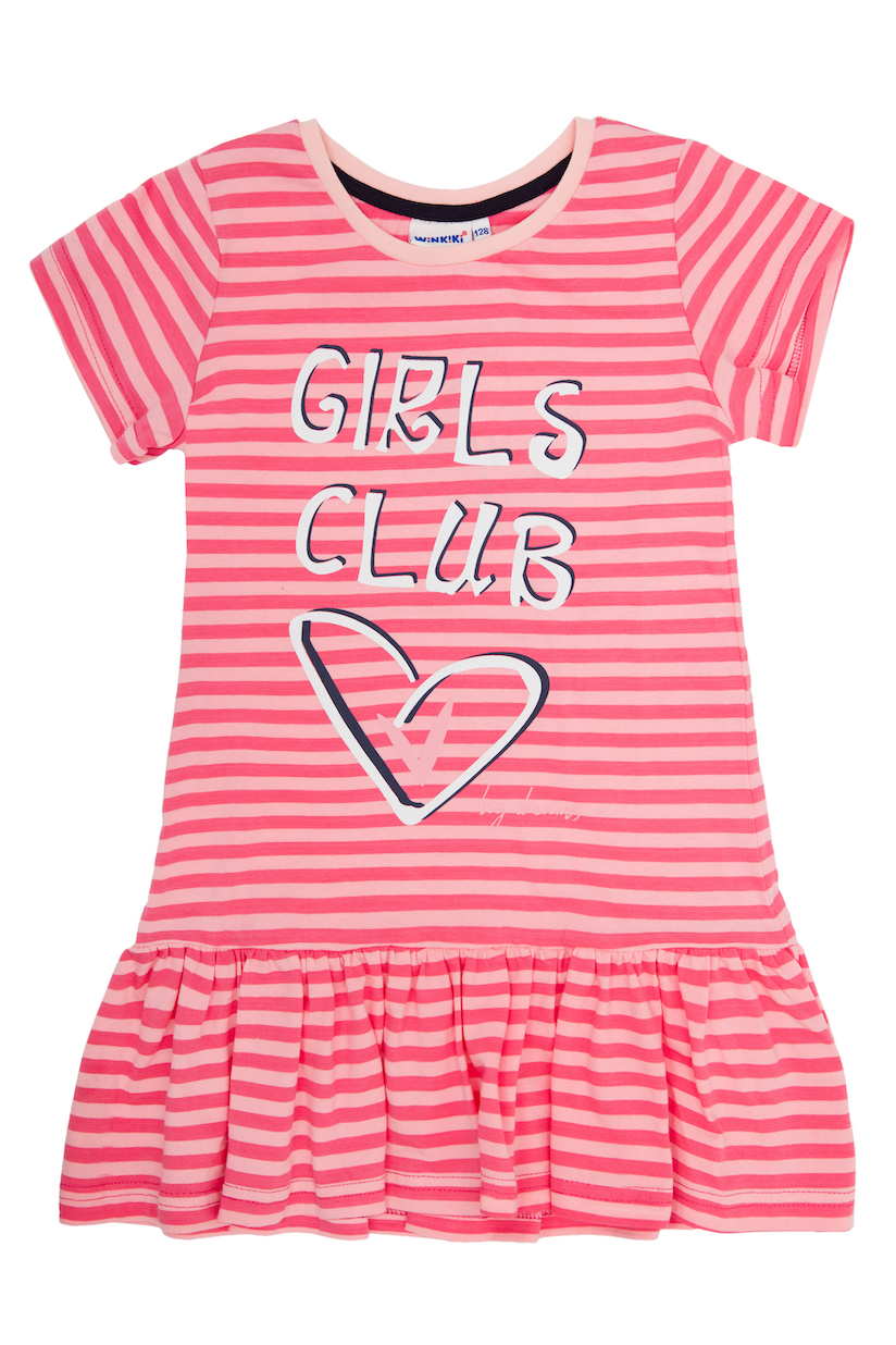 Dívčí tunika Girls Club - růžová 140
