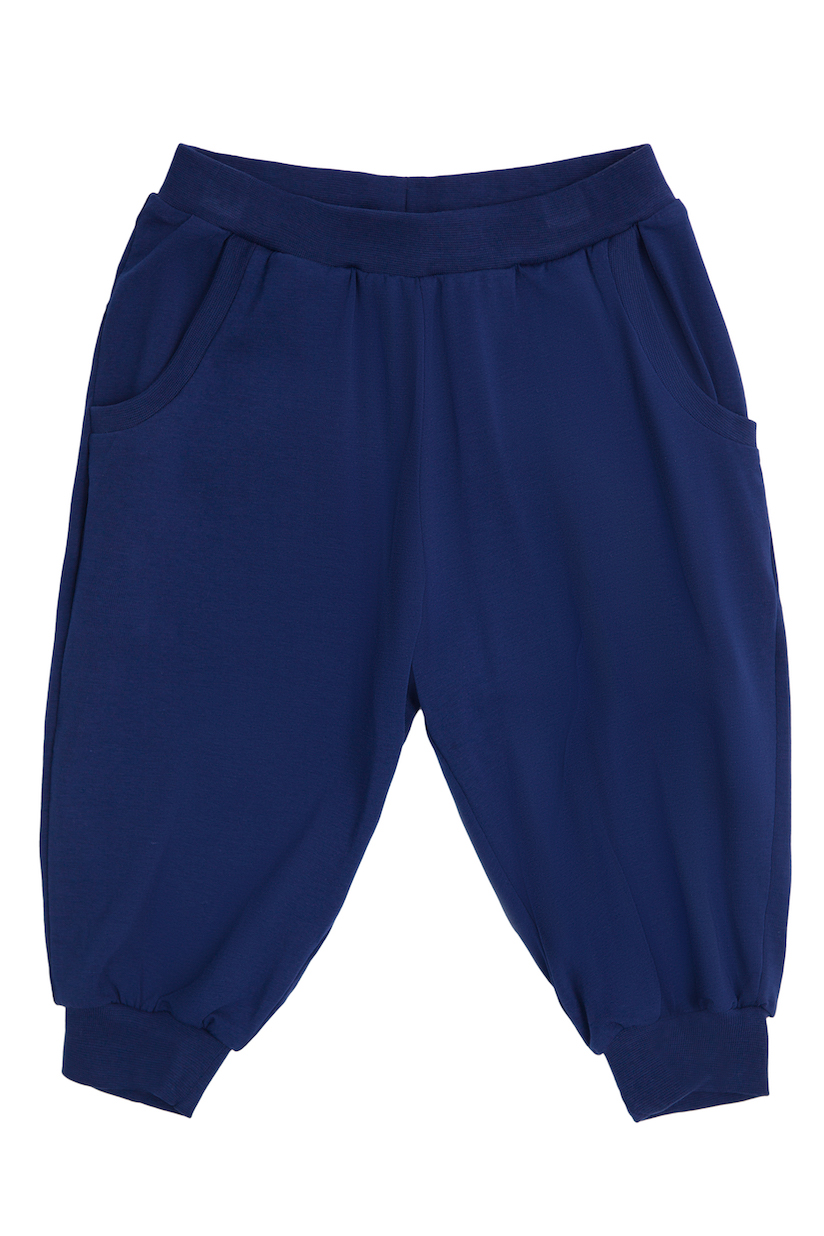 Dívčí 3/4 kalhoty Base - šedý melanž 128