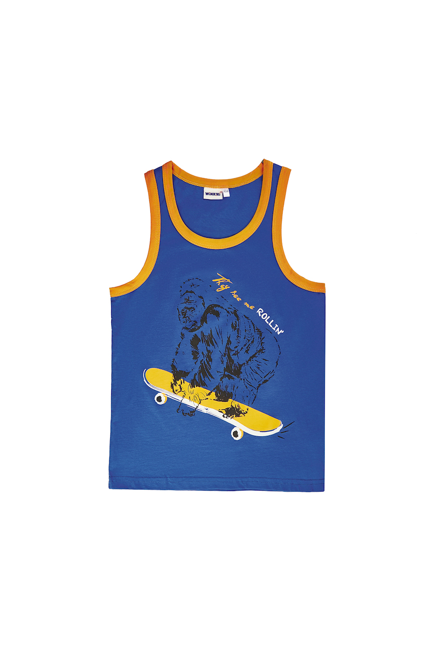 Chlapecké tílko Gorilla - tmavě modrá 128