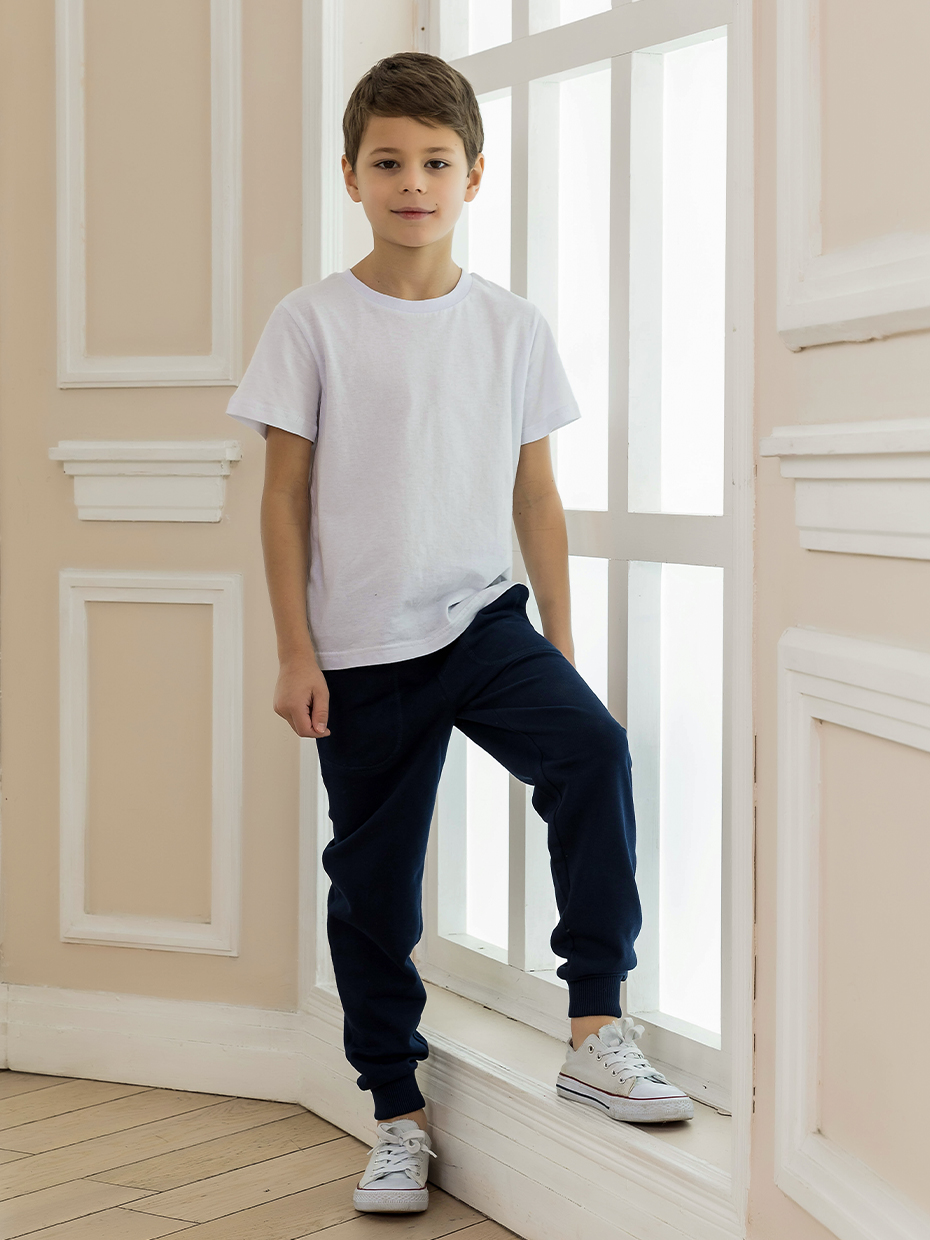 Chlapecké tepláky Street Style - navy 140