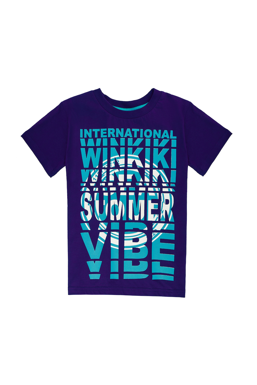 Chlapecké tričko Summer Vibe - navy 140