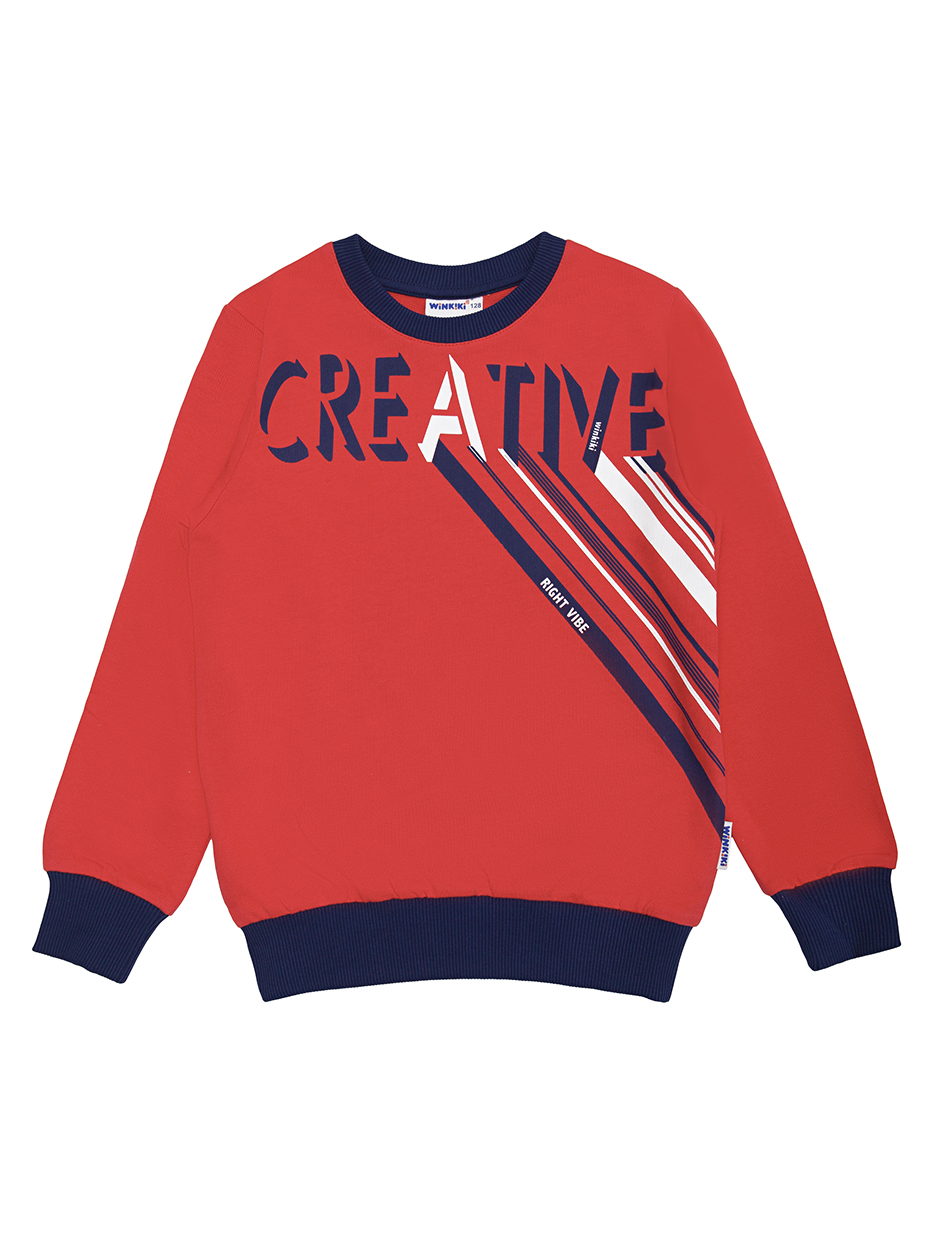 Chlapecká mikina Creative - navy 134