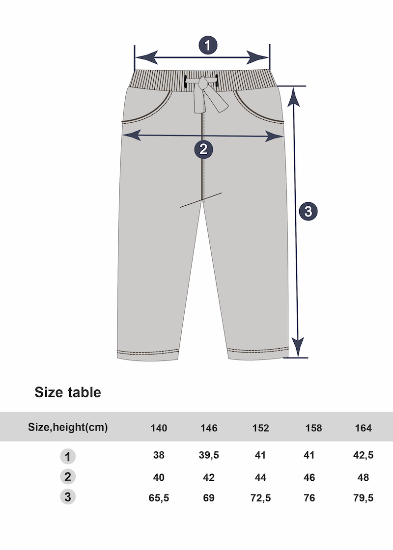 Dívčí tepláky Summer Smile - navy 146