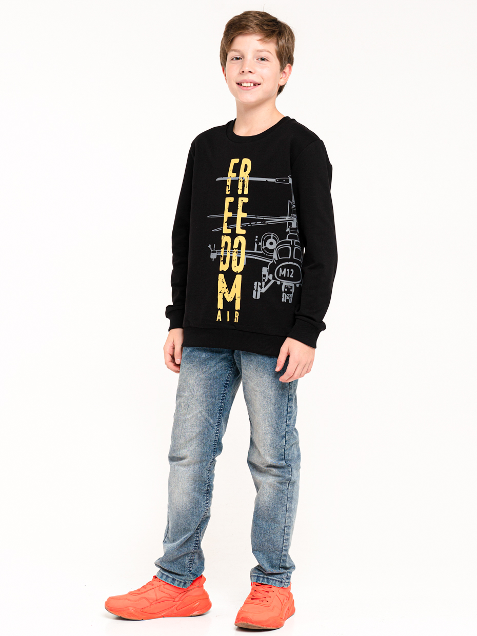 Chlapecká mikina Freedom Air - černá 128