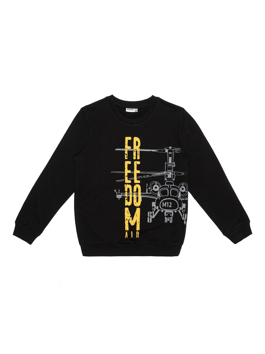 Chlapecká mikina Freedom Air - černá 128