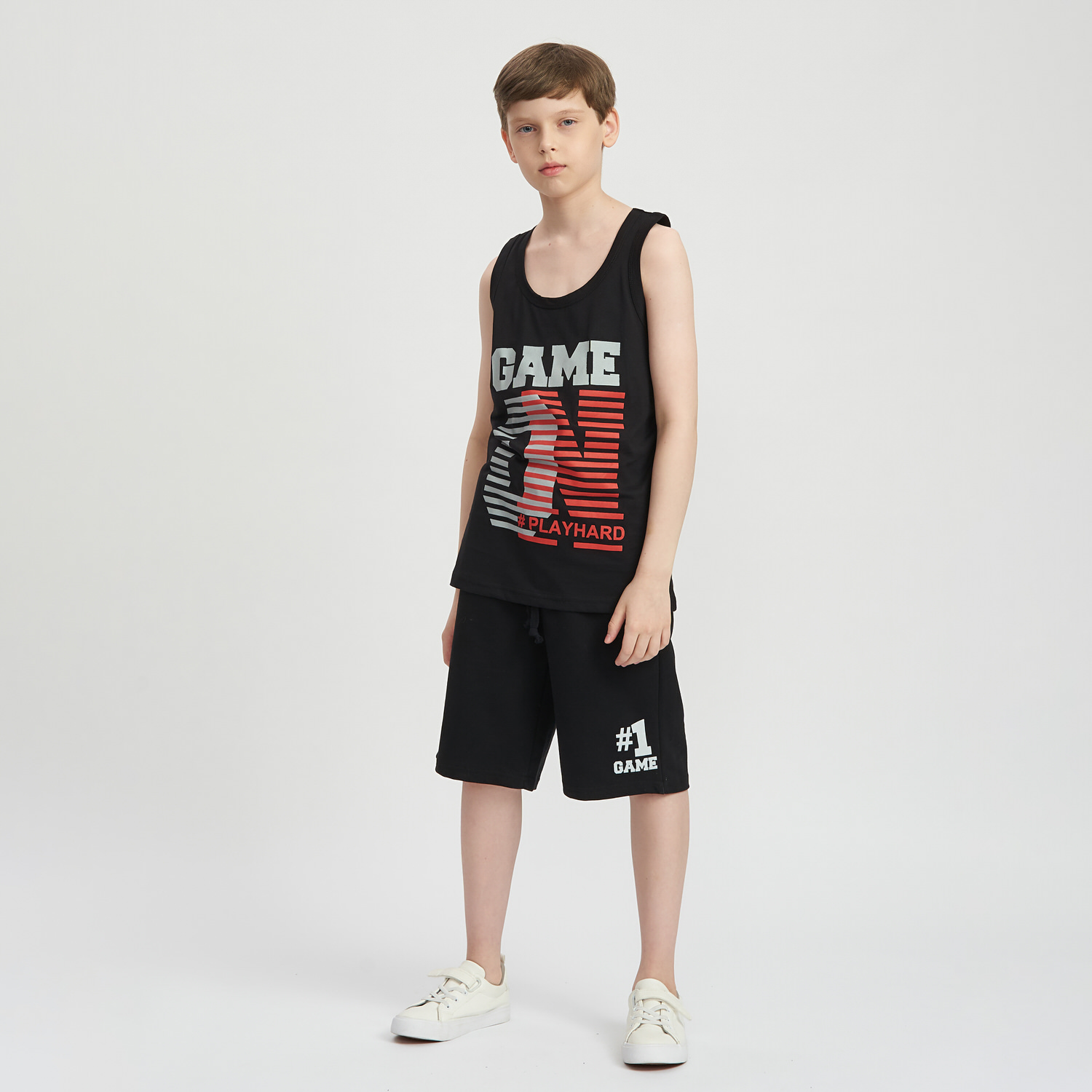 Chlapecké tílko Game ON - černá 128