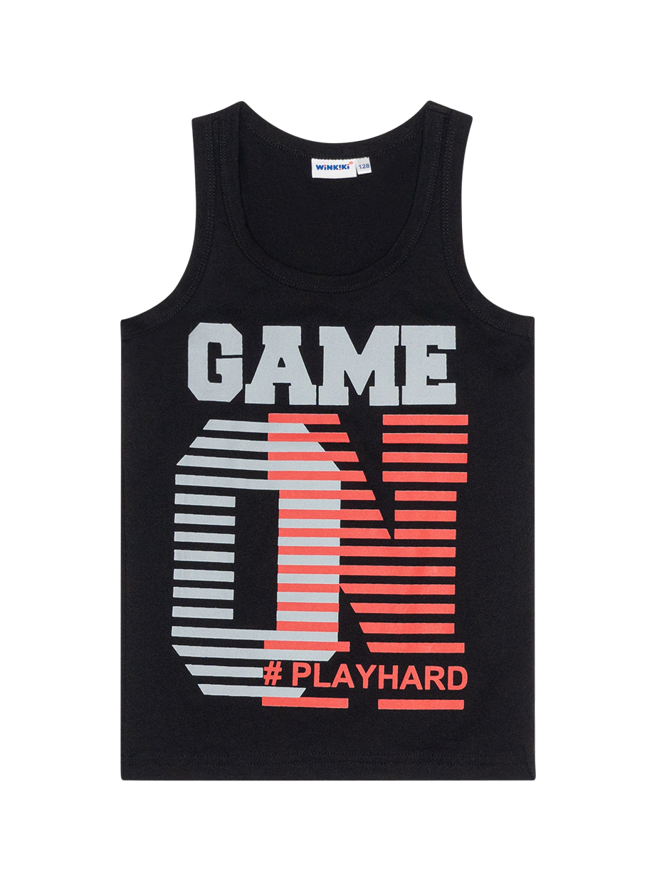 Chlapecké tílko Game ON - černá 146