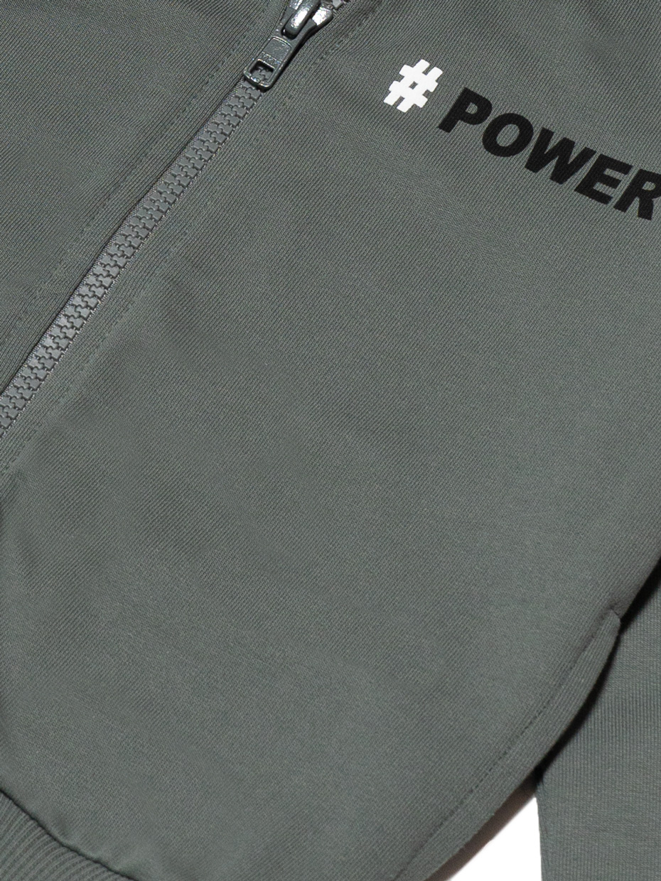 Chlapecká mikina na zip Brake the Rules - černá 110