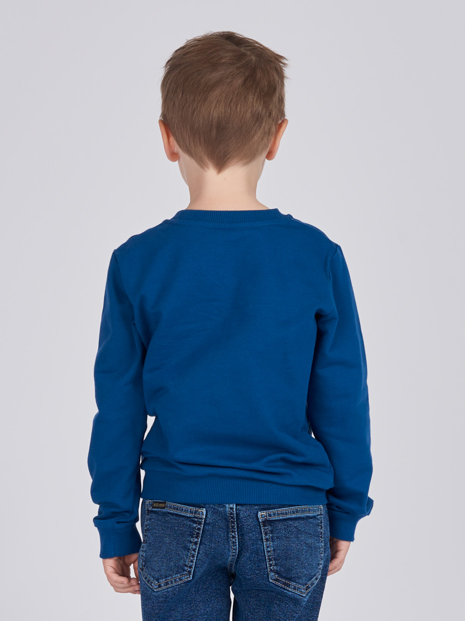 Chlapecká mikina Builder - tmavě modrá 104