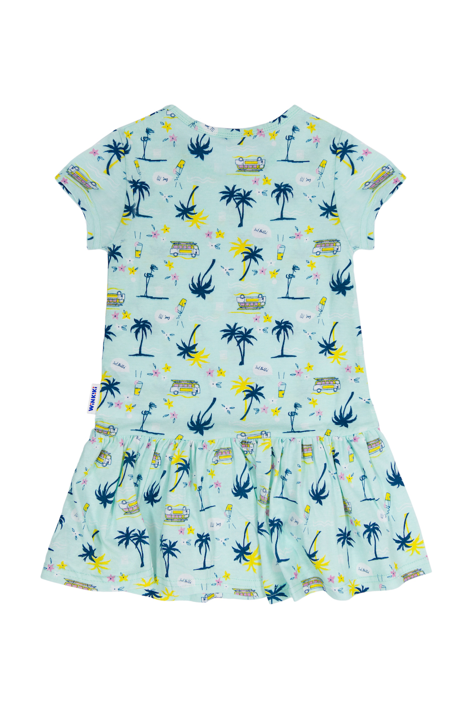 Dívčí šaty Travel - mátová 110