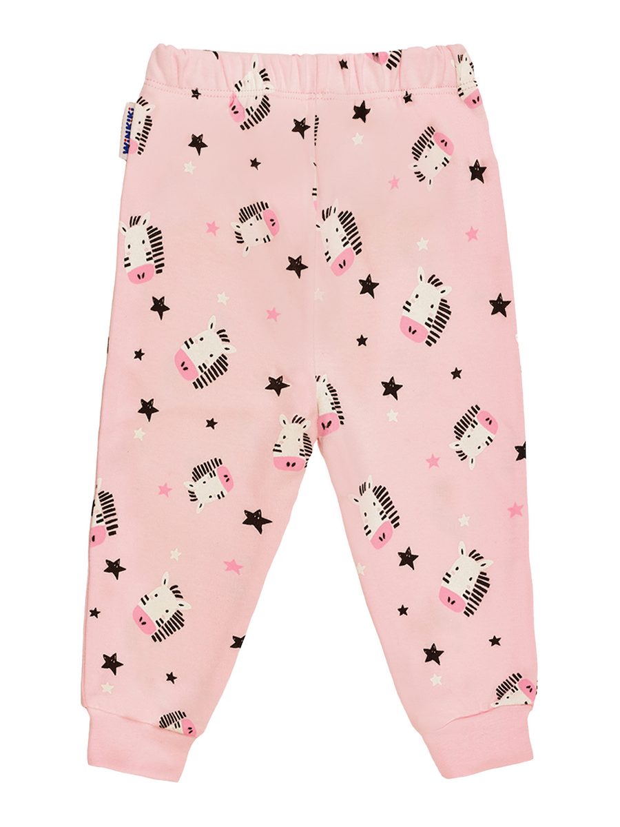 Dívčí body s tepláčkami Black & White - šedý melanž/růžová 74