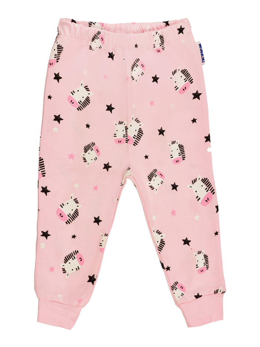 Dívčí body s tepláčkami Black & White - šedý melanž/růžová 74