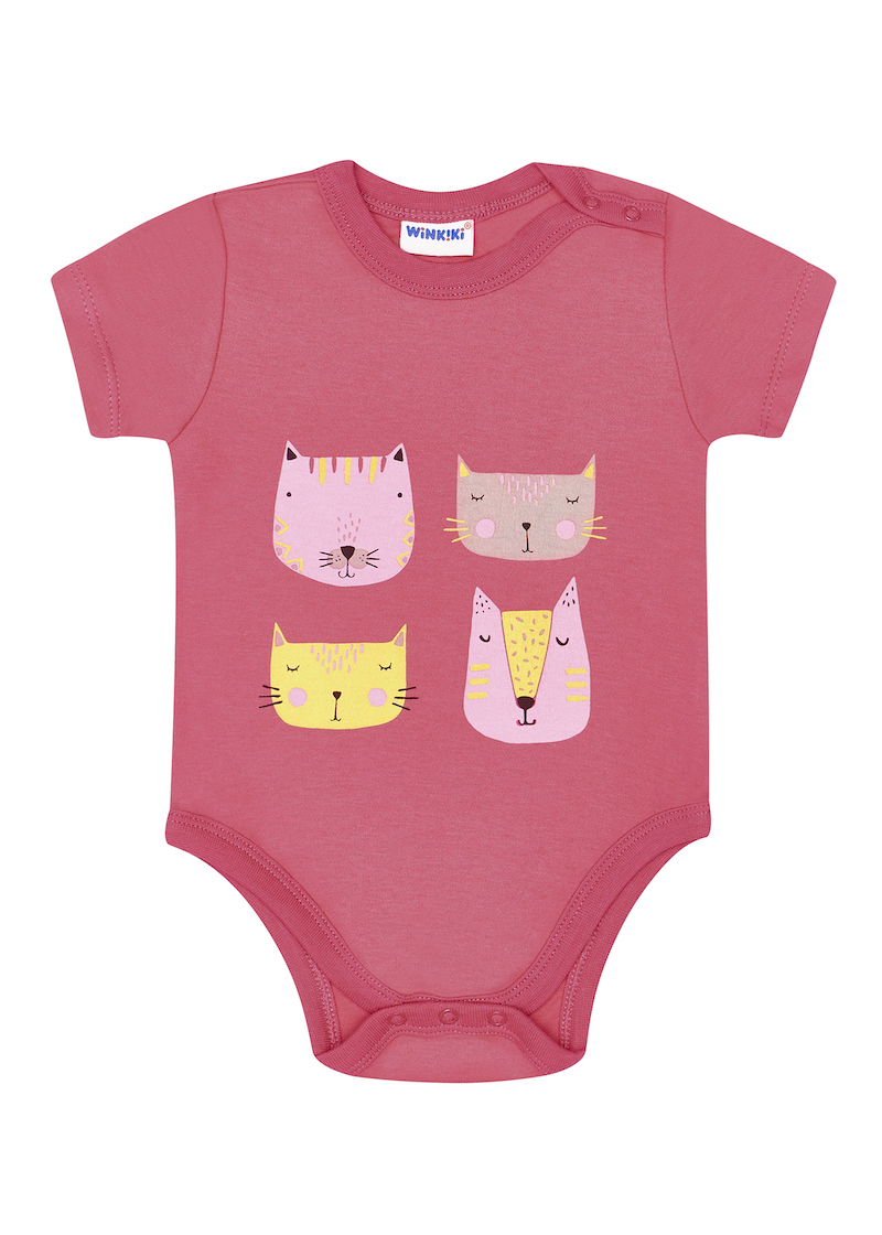 Dívčí body Cats - fuchsie 74