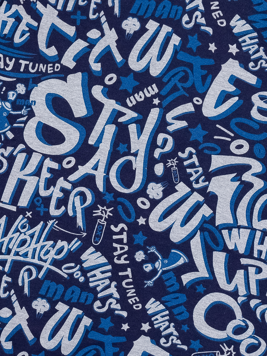 Chlapecká mikina Signs - navy 158
