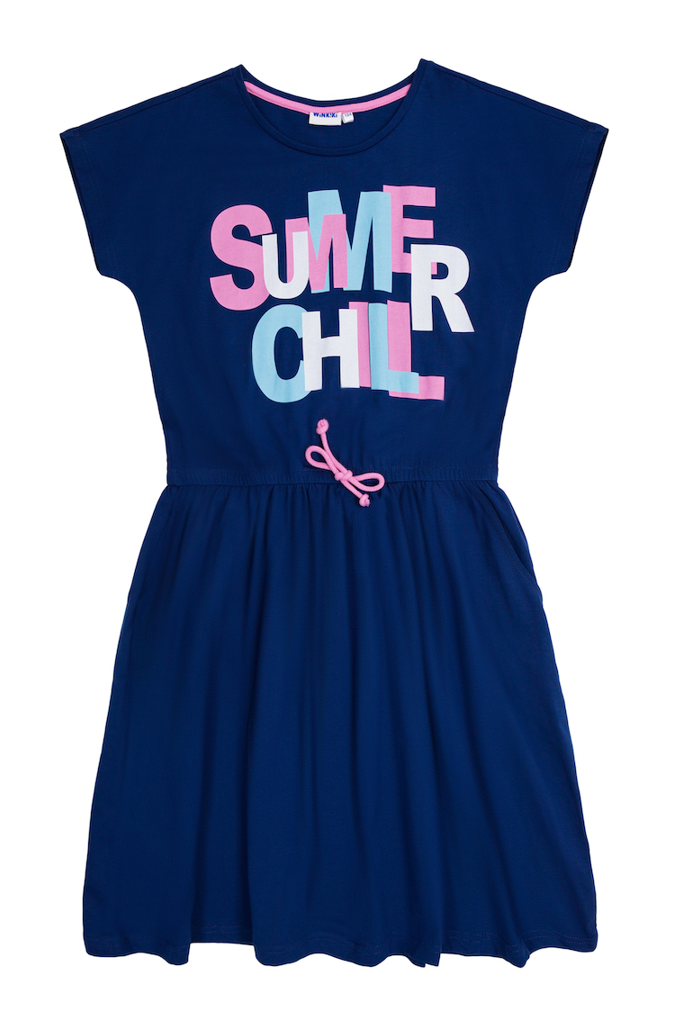 Dívčí šaty Summer Chill - navy 152