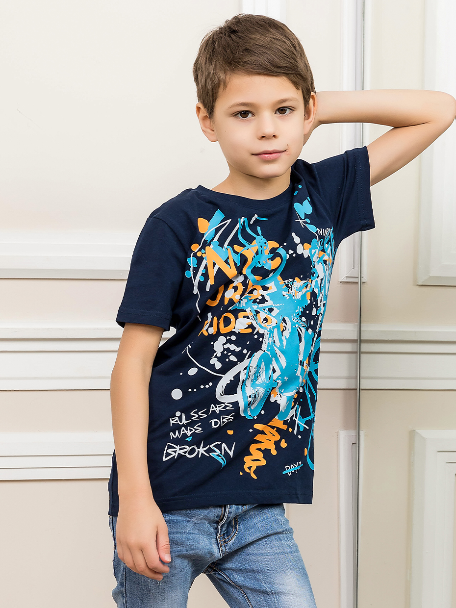 Chlapecké tričko Riders - navy 152