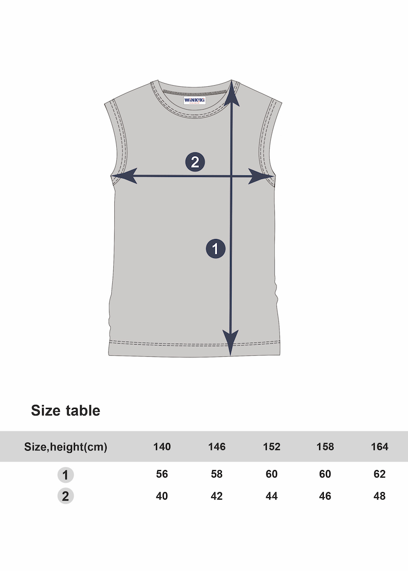 Chlapecké tílko Active - šedý melanž 158