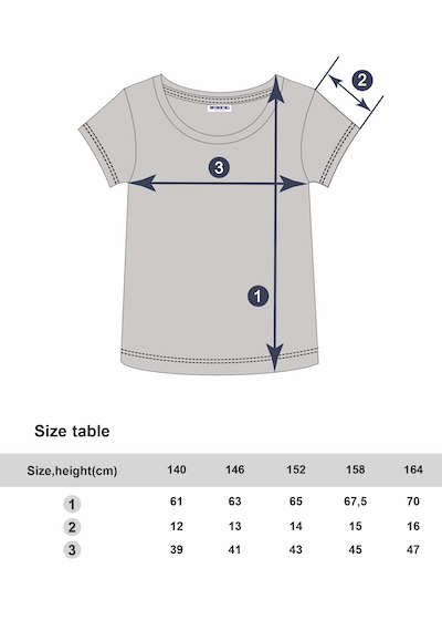 Dívčí tričko Shhh - černá 164