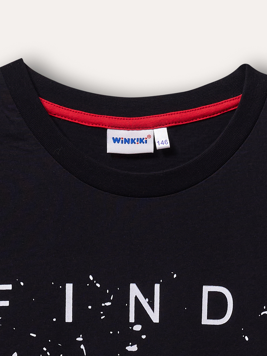 Chlapecké tričko Speed - černá/červená 146