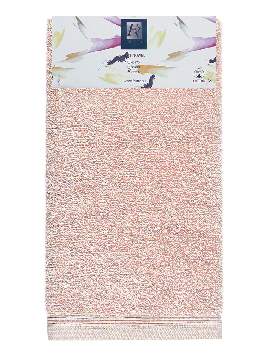 Froté osuška - světle růžová - 70 x 140 cm - 100% bavlna (500 g/m2)