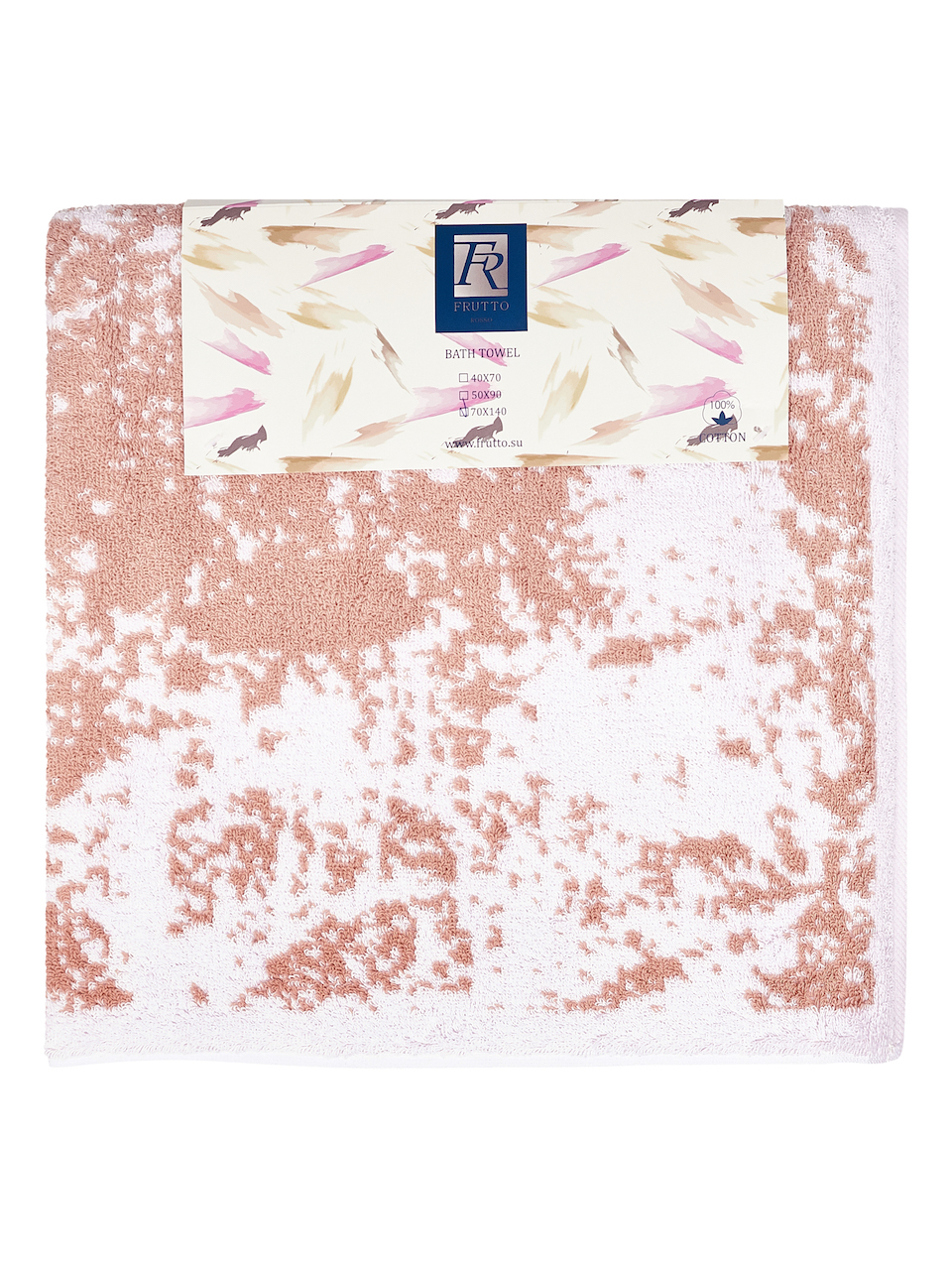 VIP froté osuška - růžová - 70 x 140 cm - 100% bavlna (630 g/m2)