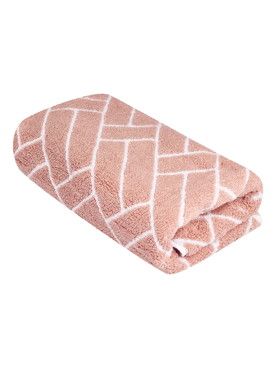 Vícebarevný froté set růžovo-bilý