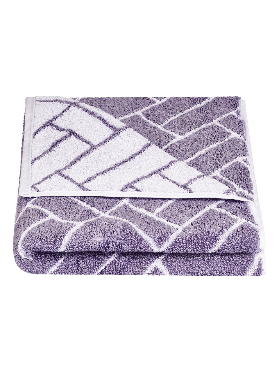 Vícebarevný froté set fialová-bílá