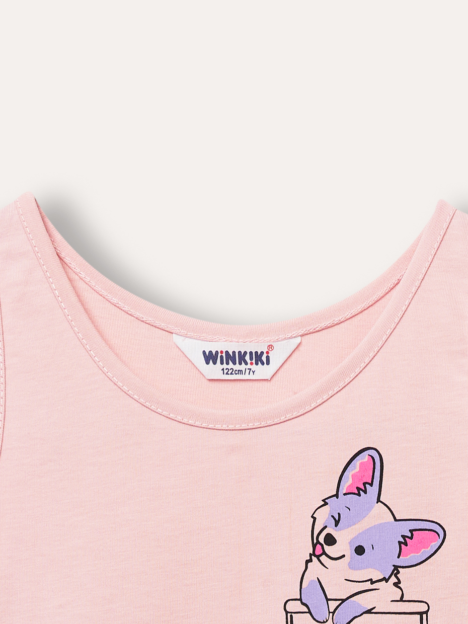 Dívčí šaty Happy - liliová 122