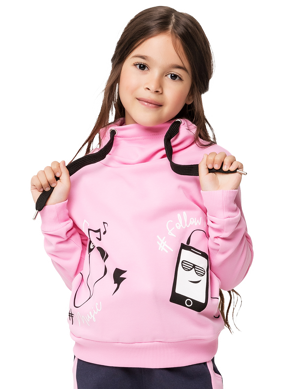 Dívčí mikina Music - černá 152