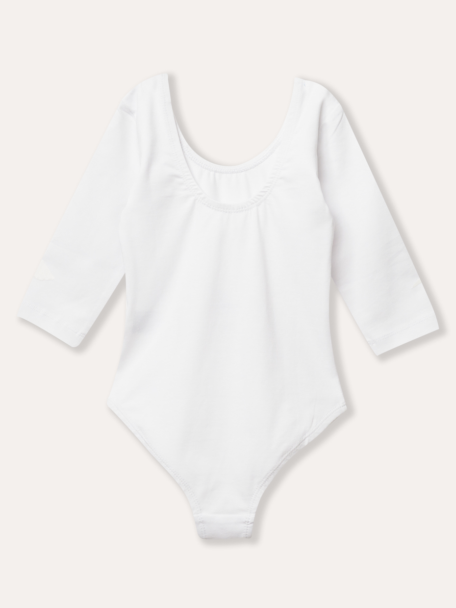 SET - 2ks - gymnastický dres s dlouhým rukávem 140