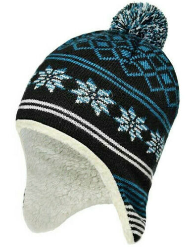 Pánská pletená čepice - 9300 - černá