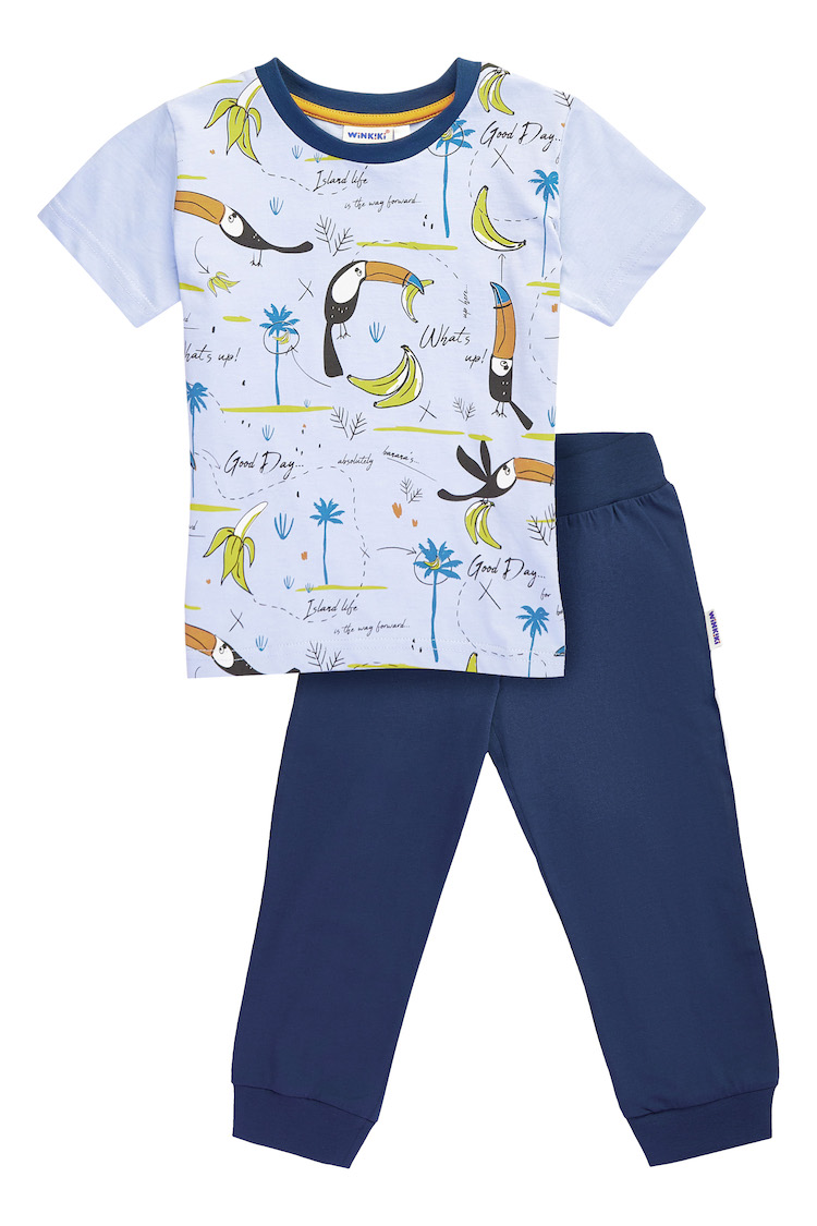 Chlapecké pyžamo Hawaii - modrá/navy 116
